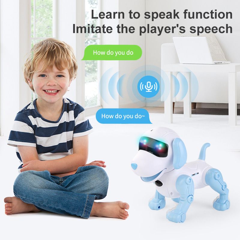 Cross Mirror Walking Robot Remote Control Electric Pet Dog Imitates Speech Singing Male And Female Puzzle Toys_voghion.com