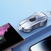 Kunjiuyou 1500mAh Forma de automóvil Tipo-C Interfaz Diseño de llavero Cargador de batería externo Mini banco de energía Cargador portátil Accesorios para teléfonos celulares-Negro_voghion.com