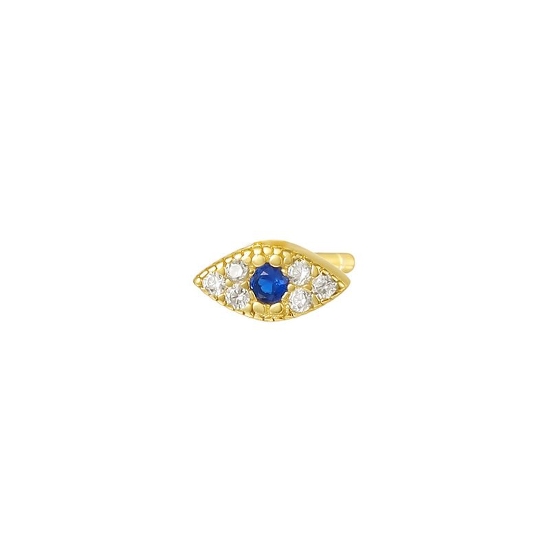 S925 Sterling Silber Teufelsauge Zirkon Ohrringe für Frauen Nischendesign Mode Licht Luxus Ohrringe mit eingelegten Diamanten_voghion.com