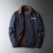 Men's Winter Thickened Cotton-padded Velvet Cotton-padded Vintage Jacket N1 Navy Deck Suit_voghion.com