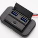 Dobbelt QC3.0 USB-oplader til RV-bus Mobiltelefonstik 12-24V indgangsmodifikation_voghion.com