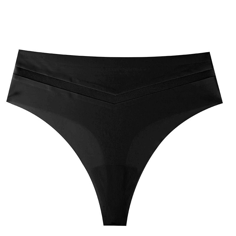 Women's Clothing Underwear Women's Solid Color Hollow Mesh One-piece Invisible Briefs_voghion.com