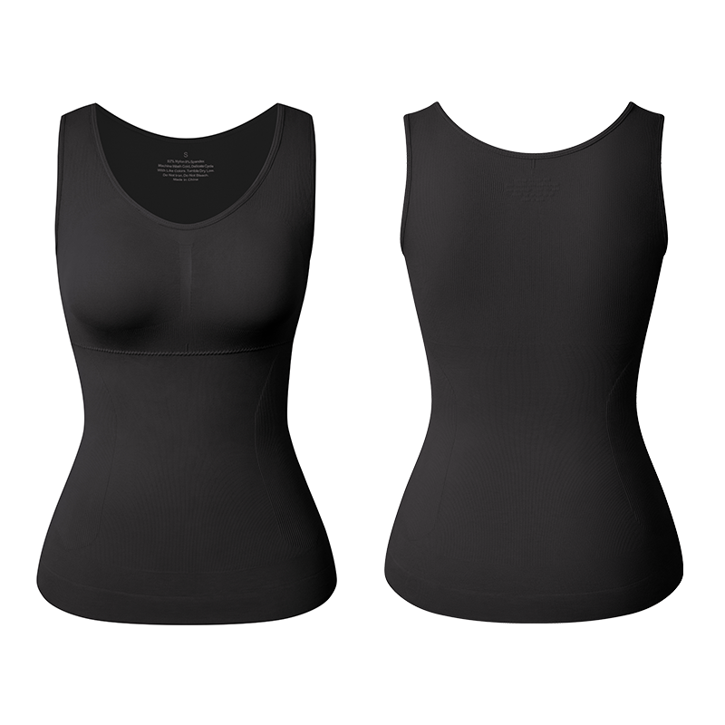 Größe Shaper Plus Tops Für Frauen Nahtlose Taille Trainer Tanks Tops Bodyshaper Abnehmen Integrierten Bh Camisas Und_voghion.com