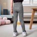 Kinderkleidung INS Mädchen Frühling und Herbst Leggings Modisches Hahnentrittmuster, enge Leggings_voghion.com