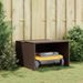 Poly 33.9x35.4x20.5 22.4 Garage Rattan Robot Mower Brown_voghion.com