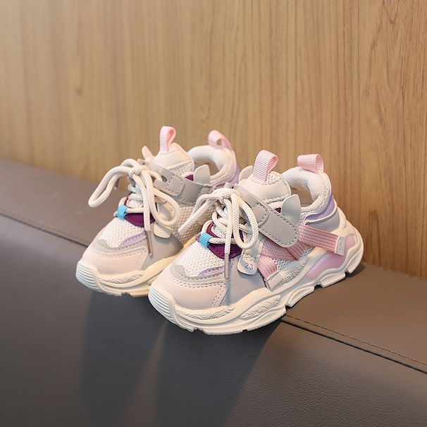 XUANMU Barn Sportskor Mode Mesh Andas Pojkar Sneakers Vår Höst Barn Flickor Utomhus löparskor X0020_voghion.com