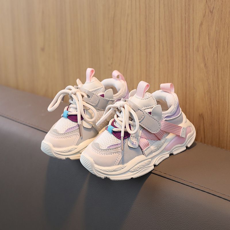 XUANMU Kids Sport Shoes Fashion Mesh Breathable Boys Sneakers Spring Autumn Children Girls Outdoor Running Shoes X0020_voghion.com