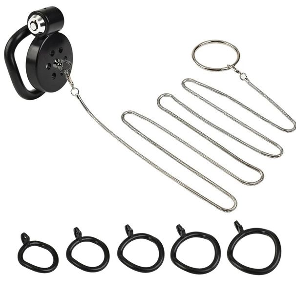 Pink Male Penies Chastity Cage Set Small Bird Chastity Cage 5 Cocks Rings With Urethral Sound Plug Dick Bondage Slave Man Sex Toy_voghion.com
