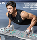 Multifunktionales Trainingsbrett für Erwachsene, faltbares Liegestützgestell, Brustmuskeltrainer, Plankenunterstützung_voghion.com