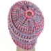 Knitted women's ponytail with mixed threads, autumn and winter multi-color pullover hat without CC logo_voghion.com