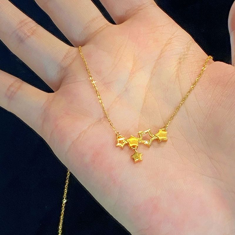 Sternhalskette für Damen, zierliche Halsketten, Sternschmuck, Halskette mit Sternanhänger für die beste Freundin, einfache Halsketten, Geschenke für sie/Mutter/Frau/Schwester_voghion.com