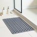 Non-Slip Bathroom Mat With Suction Cups Quick-Dry Shower Pad Massage Rings Ideal For Home Hotel Bathrooms 16.93x29.53inch Gray144_voghion.com