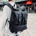Backpack, Men's High-end Sense, Large Capacity Leisure Travel Computer Bag, Workwear, Roll Mouth Waterproof Backpack,_voghion.com