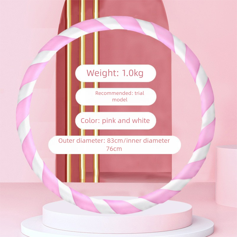 Adult Hula Hoop For Abdominal Compression And Weight Enhancement, Soft Sponge For Slimming The Belly, Fitness For Slimming The Waist, And Fat Burning_voghion.com