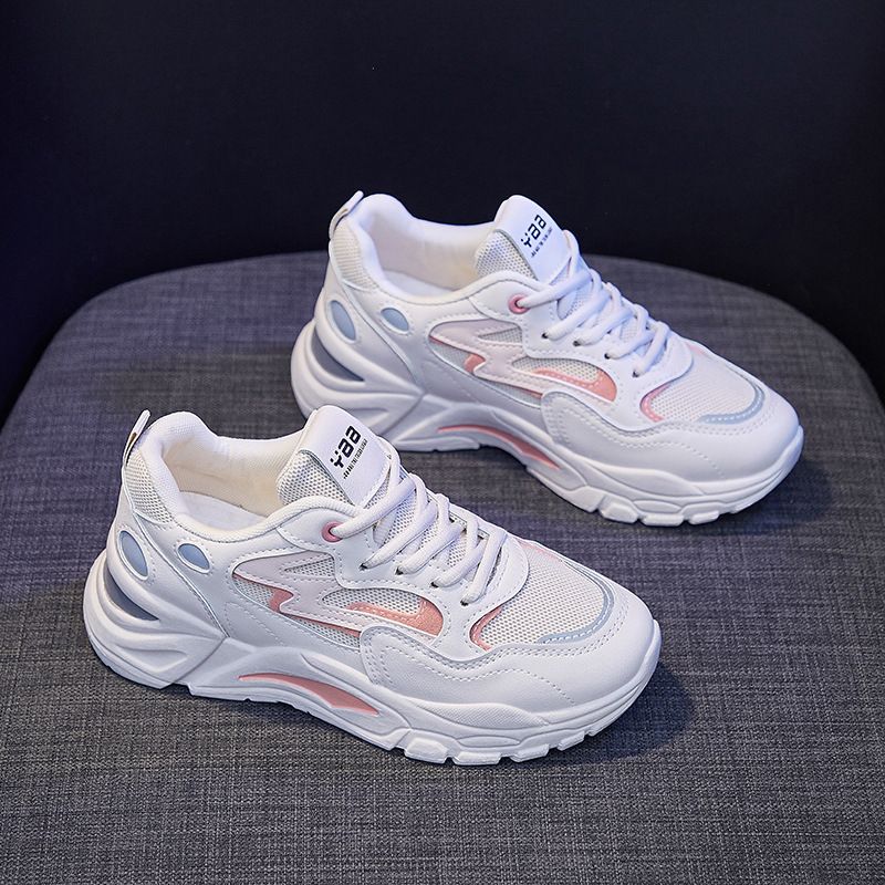2023 printemps/été nouveau papa chaussures femmes Sports de plein air semelle épaisse chaussures de sport rue tir chaussures décontractées_voghion.com