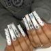 Long Press-On Nails - Elegant Summer Fake Nails With Glue & Gel Pads, Sweet Style, 50+ Colors, Reusable False Nails For Women_voghion.com