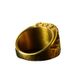 Haiyi Modeschmuck 15,5 MM Rot Strass Gold herren Ring_voghion.com