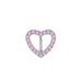 Piercing all'ombelico con zircone a forma di cuore, gioielli all'ingrosso online_voghion.com