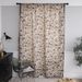 Linen-Blend Semi-Sheer Curtains With Floral Embroidery – American Farmhouse Style Window Panels (80% Linen, Light-Filtering)_voghion.com