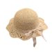 Bébé paille enfants mince fille plage garçons herbe tricoté filles pêcheur chapeau marée d'été_voghion.com