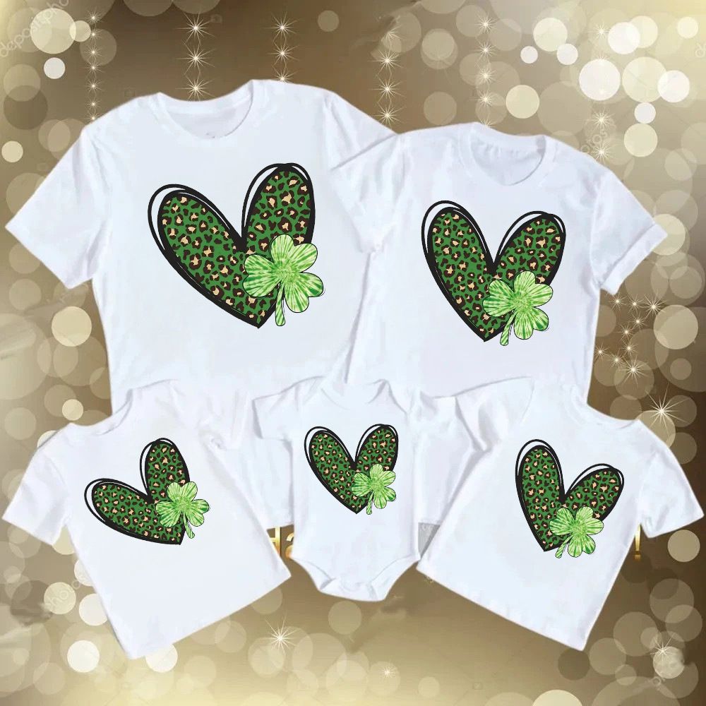 Tīras kokvilnas vecāku bērnu apģērbs ar īsām piedurknēm vienkrāsains, tukšs ģimenes apģērbs_voghion.com