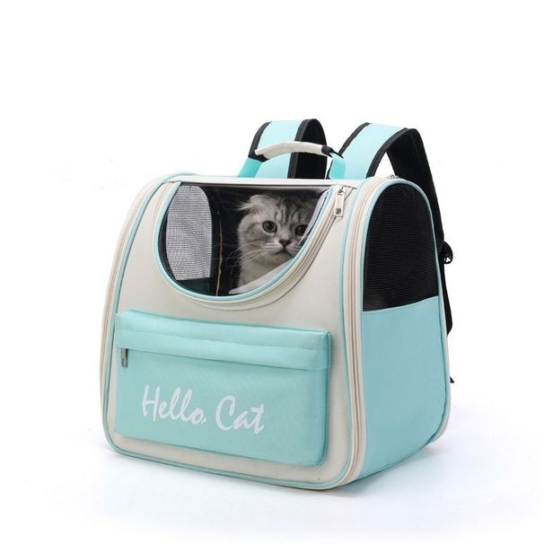 Carrier Portable Bag Breathable Double Shoulder Pet Large Capacity Backpack Cage Space Capsule Cat Supplies_voghion.com