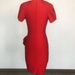 Robe fleurie rouge française tridimensionnelle, jupe portefeuille de fête, robe courte_voghion.com