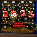 Christmas Window Stickers - Snowflake & Holiday Designs, Static Cling Decals For Glass Doors & Windows, 35X50cm (2 Sheets), Reusable & Easy To Apply_voghion.com