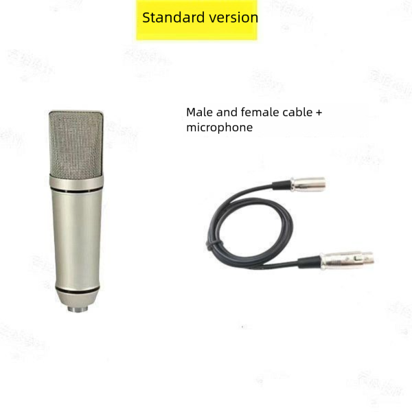 【48V】Condensatore U87 in metallo 48V Diaframma largo Alta qualità Internet Celebrità Streaming live Canto Karaoke Dedicato Esterno_voghion.com