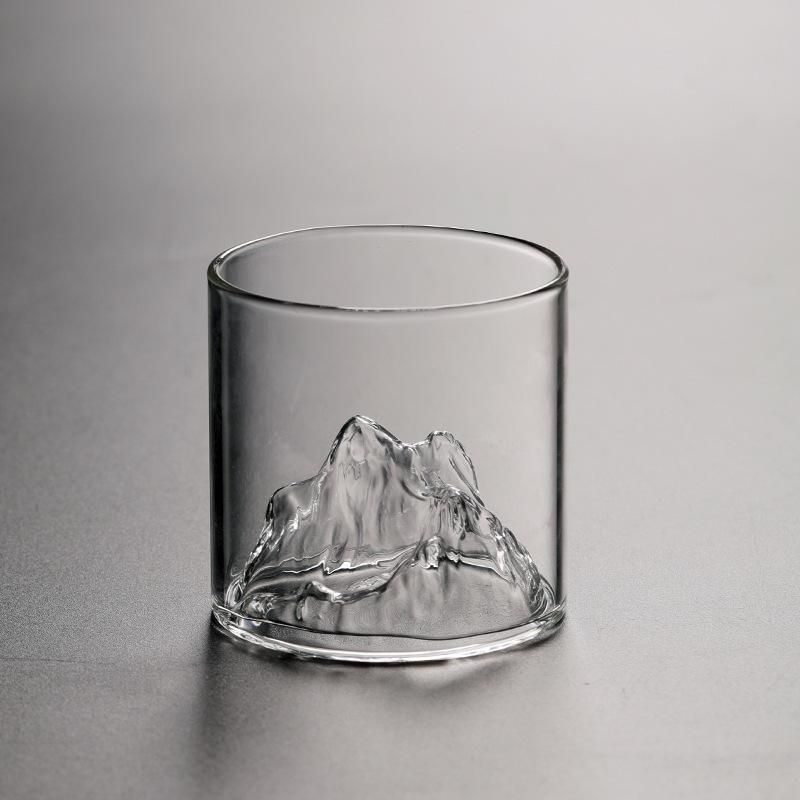 180/300ml Whiskey Glasses Mount Japanese Whiskey Glasses Fuji-Mount Drinking Glass Mountain Water Glass Drinking Glass Mug Cup_voghion.com