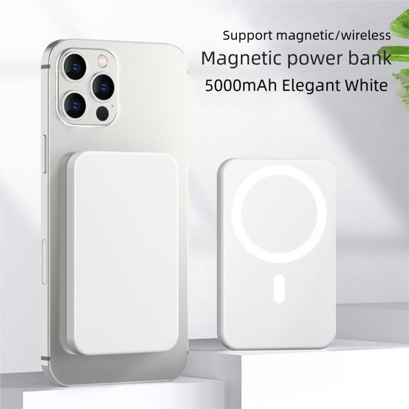 Magnetic Power Bank Universal For Phone 8-15 Pro Max Wireless Back Clip Battery Compact And Portable_voghion.com