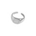 Temperament Water Drop Zircon Female Fashion Devil's Eye Open Ins Finger Ring_voghion.com