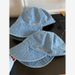 Cappello da pescatore in denim da donna, valorizza la forma del viso, tesa larga per protezione solare, adatto a teste di grandi dimensioni, cappello a becco d'anatra._voghion.com