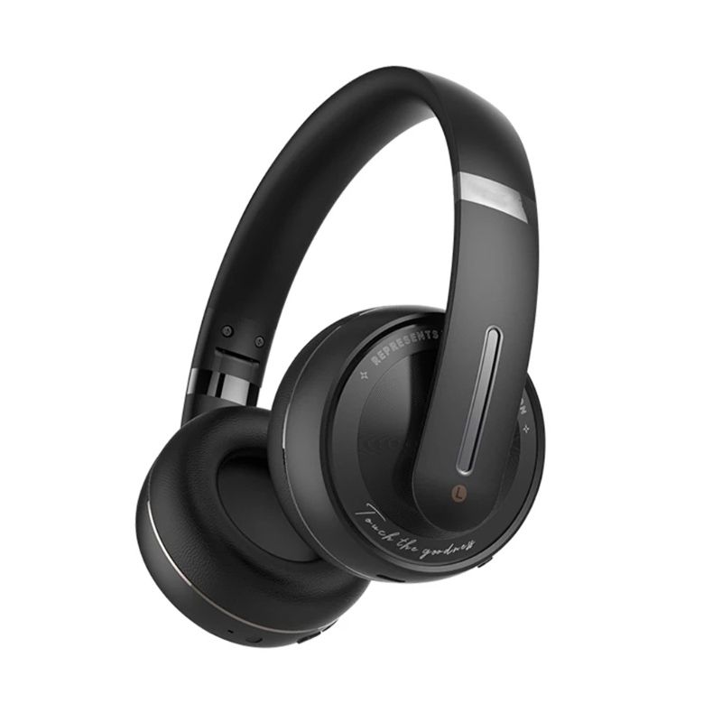 P6 Bluetooth 5.1 bežične stereo slušalice s mikrofonom (crne)_voghion.com
