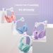 Wireless Bluetooth earphones, headworn cat ear, gradually changing color, emitting light, game foldable card, earphone,_voghion.com