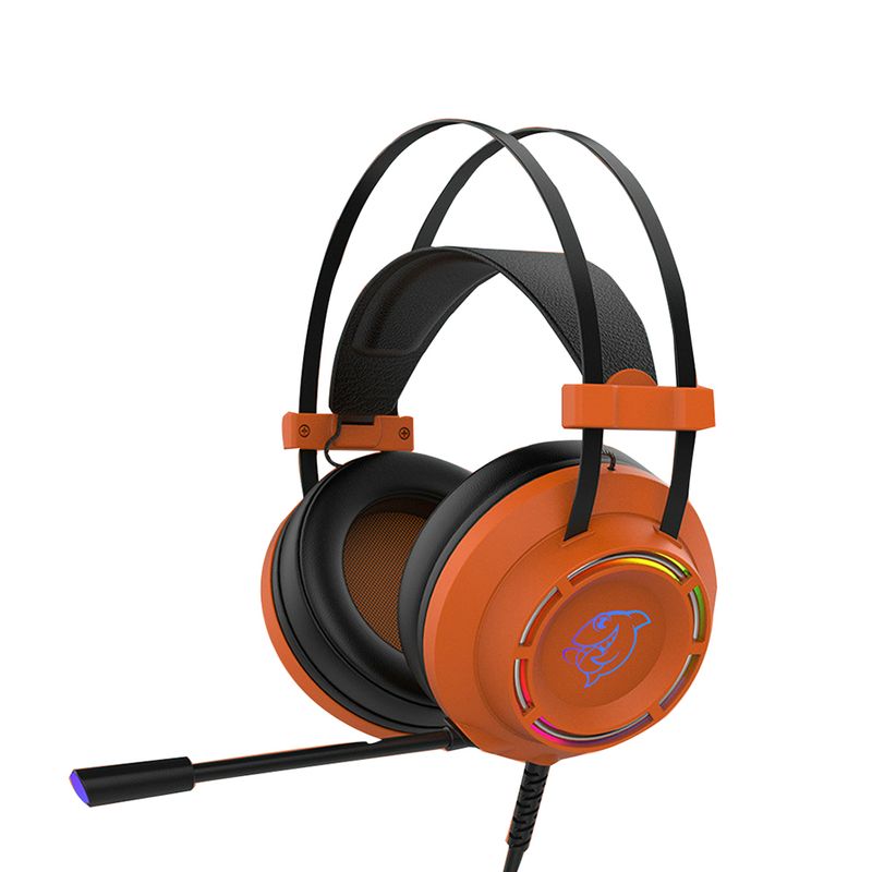 DHG160 USB Kablolu PC Oyun Kulaklığı 7.1 Kanal Stereo Bas Kulaklık Mikrofonlu_voghion.com