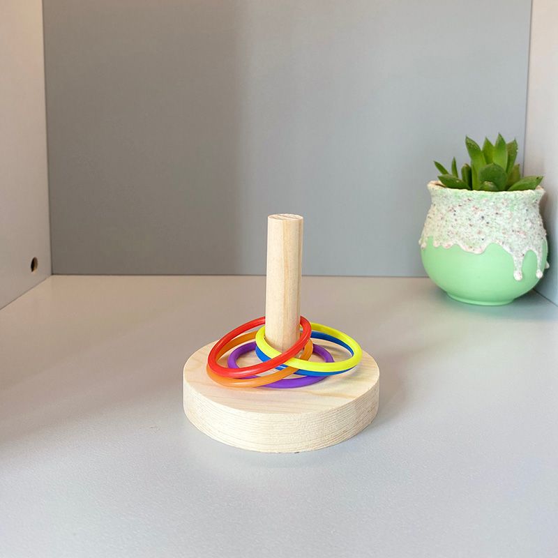 Parrot Gnawing Toy To Relieve Boredom, Bird Training Toy Ring To Improve Intelligence_voghion.com