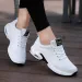 Damen Sneaker, Casual Mesh Sneakers Rosa Damen Flach Leicht Weich Atmungsaktiv Schuhe Basket Laufschuhe Übergröße_voghion.com