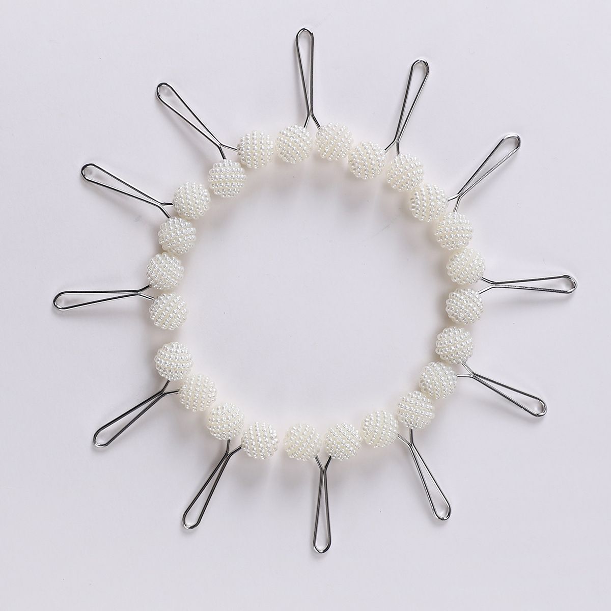 Fermagli per sciarpe a forma di U per donna - Fermagli per sciarpe con perline in argilla morbida e design geometrico, fermagli universali per avvolgere il collo (ZK114)_voghion.com