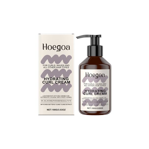 HOEGOA Moisturizing Curl Gentle Nourishing Smooth Styling For Voluminous Hair Elasticizer_voghion.com