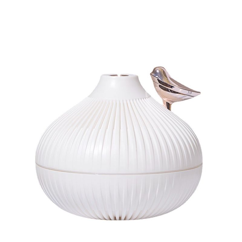 Mini humidificateur Puttelec avec veilleuse et aromathérapie, désodorisant portable USB pour la maison, le bureau et la voiture (blanc)_voghion.com