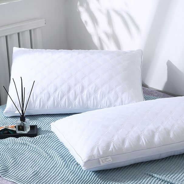 Hotel Pillow Core Cotton Washable Adult Neck Pillow Single Double Feather Velvet Pillow Hotel Pillow Core_voghion.com