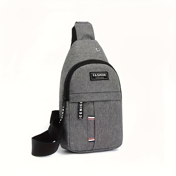 Canvas Crossbody Brusttasche Multifunktionale Schultertasche für Outdoor-Sport Reisen Wandern Camping_voghion.com