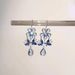 Coole blaue Schmetterlings-Zirkon-Ohrringe, Nischendesign, High-End, exquisiter, modischer, sanfter Damen-Ohrschmuck_voghion.com