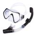 Gafas de buceo de alta definición con hebilla automática, respirador impermeable y completamente seco con válvula de retención de agua, para esnórquel._voghion.com