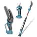 DaVKing Electric High Branch Shears High Branch Saw Set Handheld Lithium Cordless Retractable High Altitude Saw High Altitude Shears_voghion.com