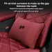 Suede Seat Headrt Neck Pillow Soft Comfort Cushion Lumbar Support For Chery Jetour Traveler T2 2024 2025 Car_voghion.com