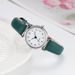Simple Fashion Digital Exam Belt Quartz Student Women's Watch_voghion.com
