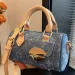 Nuovo designer per borse a cuscino da donna in denim intrecciato, borsa a mano, tracolla, moda trendy, borsa blu da donna_voghion.com