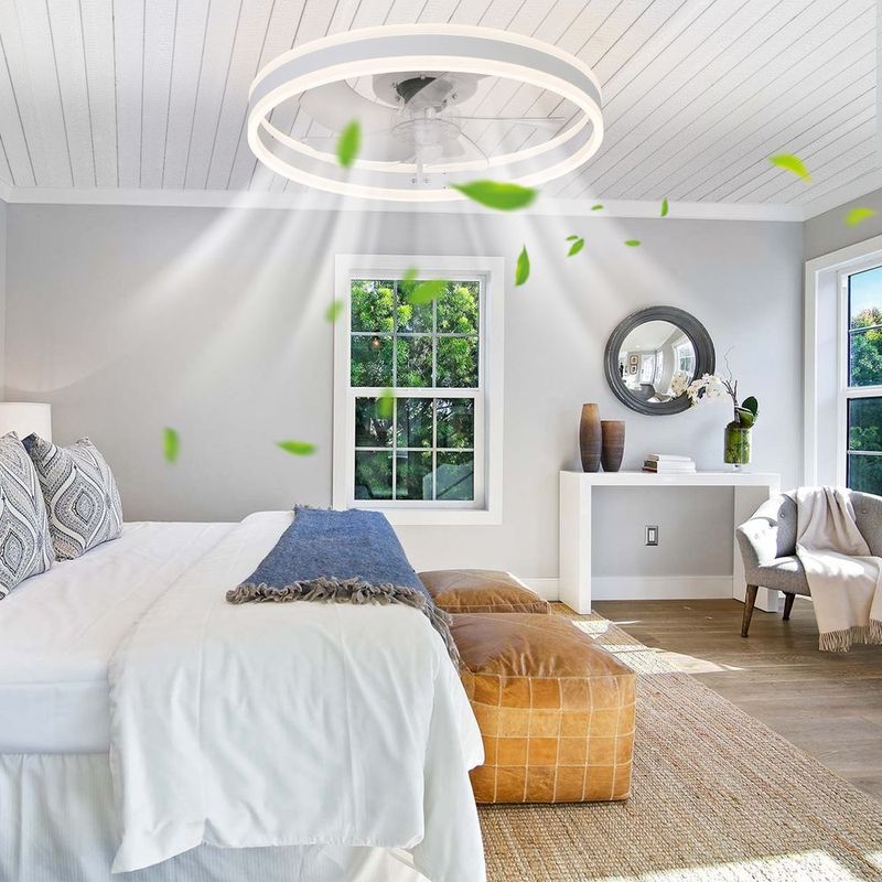 Ceiling Fan With Lights Dimmable LED_voghion.com